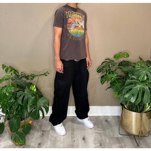 2010 y2k led zepplelin us tour 1975 remake crop cropped boxy - Picture 3 of 11